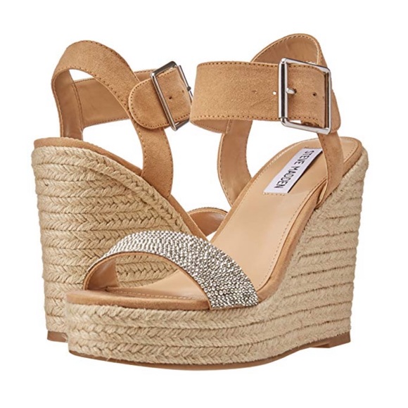 steve madden rhinestone wedges